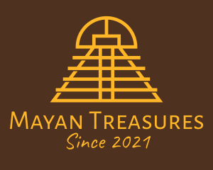 Mayan - Ethnic Mayan Temple logo design