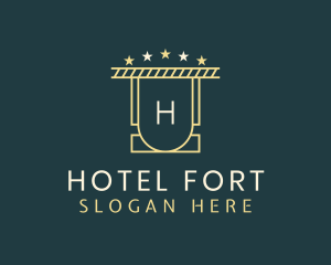 Royal Shield Boutique Hotel logo design