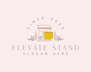 Floral Pastry Baking logo design