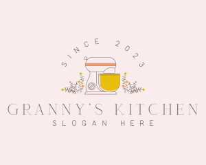 Floral Pastry Baking logo design