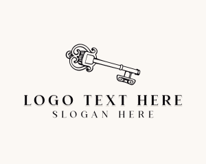 Vintage - Vintage Key Souvenir logo design