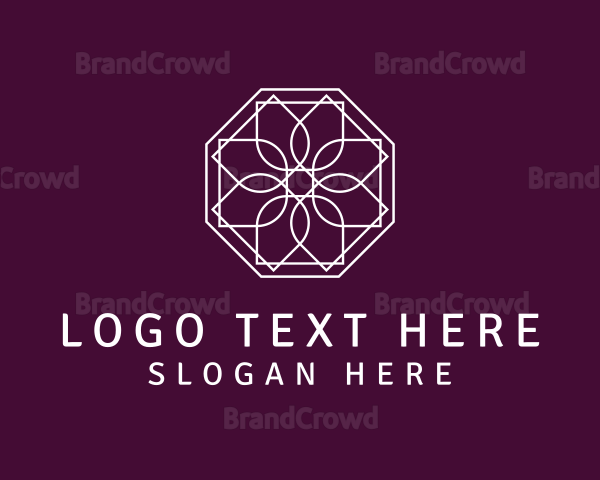 Floral Tile Pattern Logo