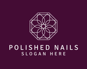 Floral Tile Pattern logo design