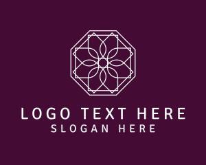 Floral Tile Pattern Logo