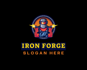 Forge - Welding Industrial Ironwork logo design