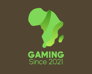 Conservation - Green African Continent logo design