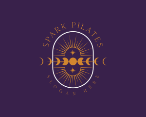 Mystical Psychic Moon Logo