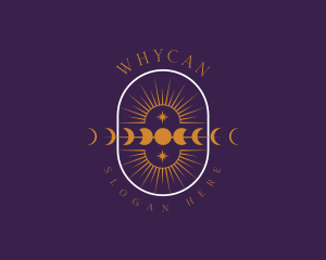 Mystical Psychic Moon Logo