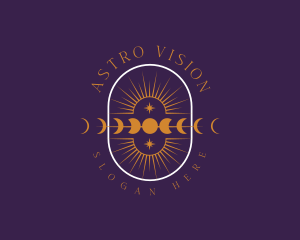 Mystical Psychic Moon logo design