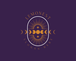 Spiritual - Mystical Psychic Moon logo design