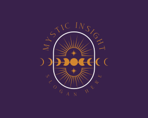 Mystical Psychic Moon logo design