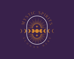 Mystical Psychic Moon logo design