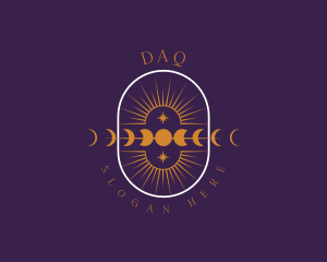 Night - Mystical Psychic Moon logo design