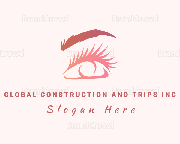 Beauty Woman Eye Perm Logo