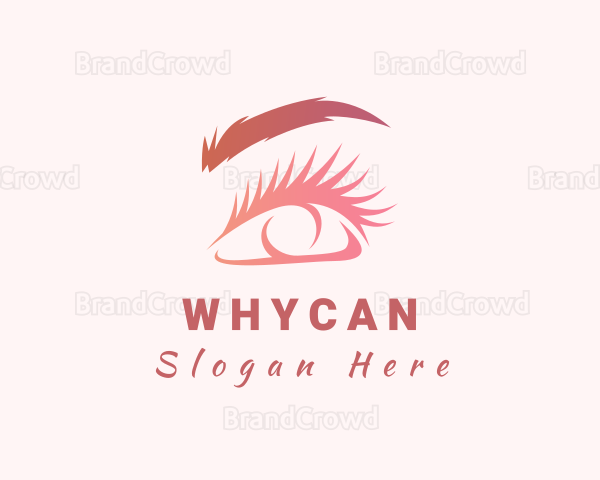 Beauty Woman Eye Perm Logo