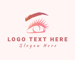 Female - Beauty Woman Eye Perm logo design