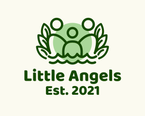 Child Welfare - Organic Family People logo design