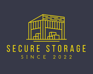 Storage - Yellow Storage Warehouse logo design