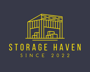 Warehouse - Yellow Storage Warehouse logo design