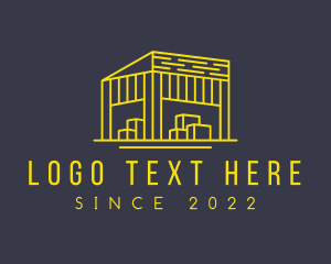 Yellow Storage Warehouse logo design