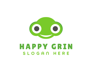 Smile - Frog Toad Smile logo design