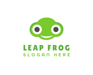 Frog Toad Smile logo design