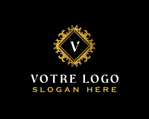 Elegant Ornamental Crest Logo