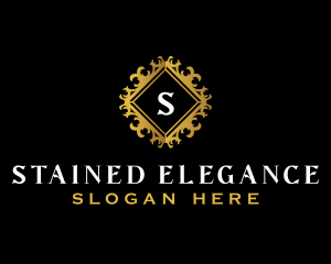 Elegant Ornamental Crest logo design