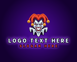 Jester - Circus Jester Gaming logo design