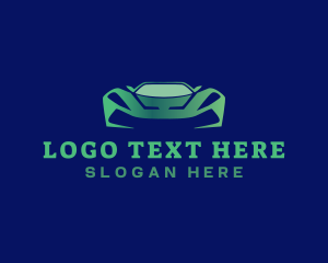 Car Rental - Sports Car Automotive logo design