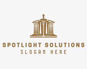 Greek Temple Architecture logo design