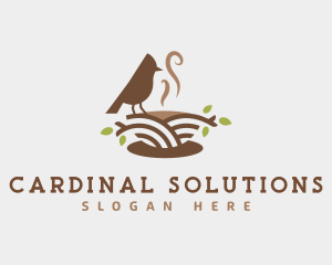 Cardinal - Organic Coffee Cafe logo design