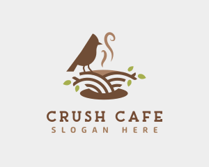 Organic Coffee Cafe logo design