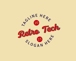 Vintage Retro Casual Brand logo design