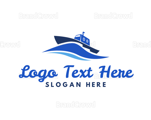Ocean Wave Steamboat Logo
