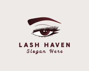 Feminine Eyelash Beauty logo design