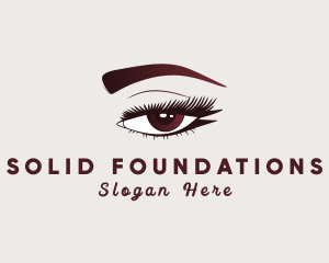 Cosmetic Surgery - Feminine Eyelash Beauty logo design