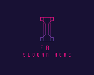 It Expert - Gradient Cyber Tech logo design