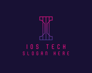 Generic Tech Letter I logo design