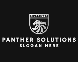 Wild Tiger Shield logo design