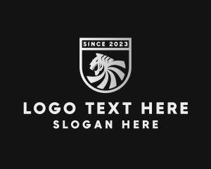 Wild Tiger Shield Logo