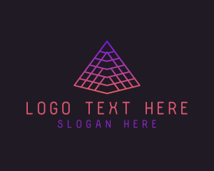 Financial - Technology Pyramid Firm logo design