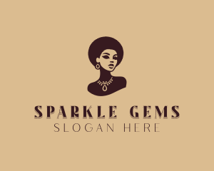 Earrings - Curly Woman Stylist logo design