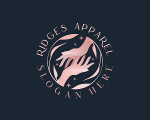 Floral Hands Spa logo design