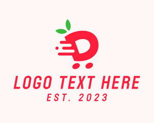 Shopping Cart - Delivery Letter D logo design