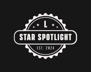 Hipster Retro Star logo design