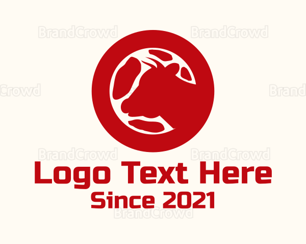 Cow Meat Farm Logo