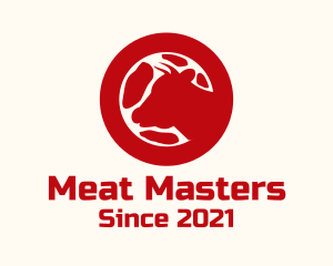 Cow Meat Farm logo design