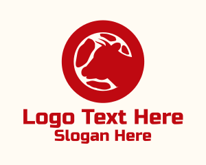 Cow Meat Farm Logo