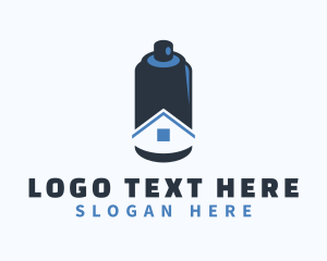 Home Improvement - Spray Paint Refurbish logo design